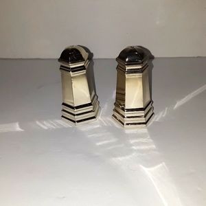 c BEAUTIFUL VINTAGE SILVER GODINGER SALT & PEPPER SHAKERS  JAPAN
